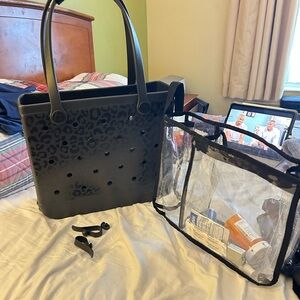 Baby Bogg bag, onyx leopard
